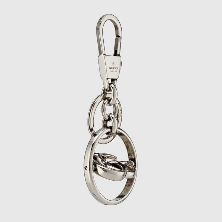 752067.J160N.0788.002.100.0000.Light Double G keychain